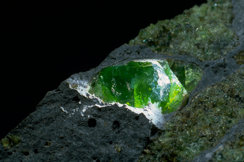 Olivine mineral